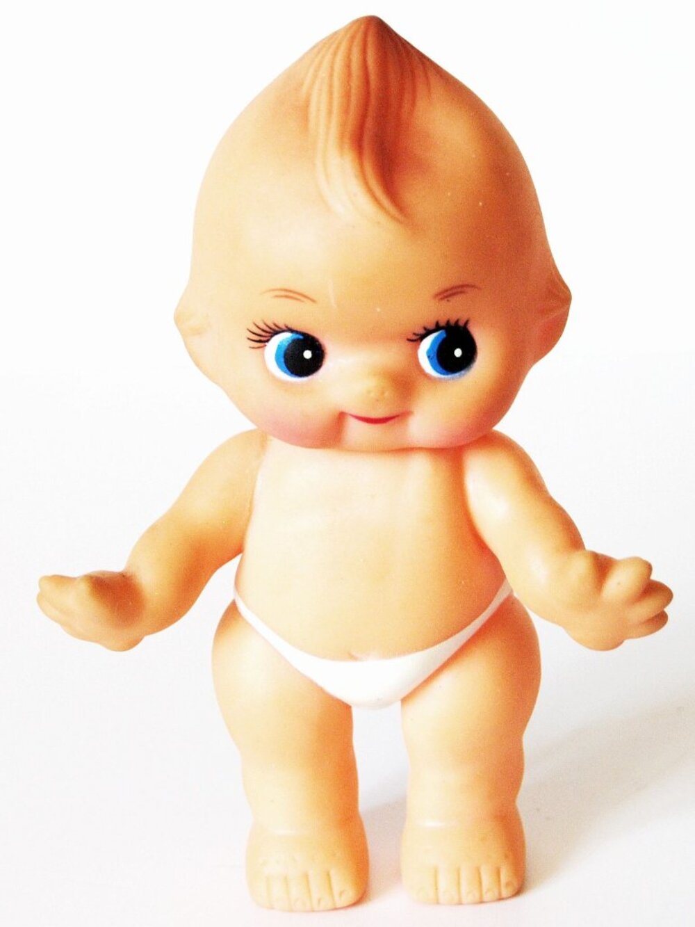 6" Kewpie Doll – Vinyl Rubber Squeaker Toy (Unbranded / Reproduction)